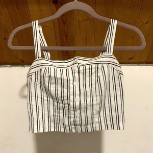 Brandy Melville Button-Up Cropped Tank size OS